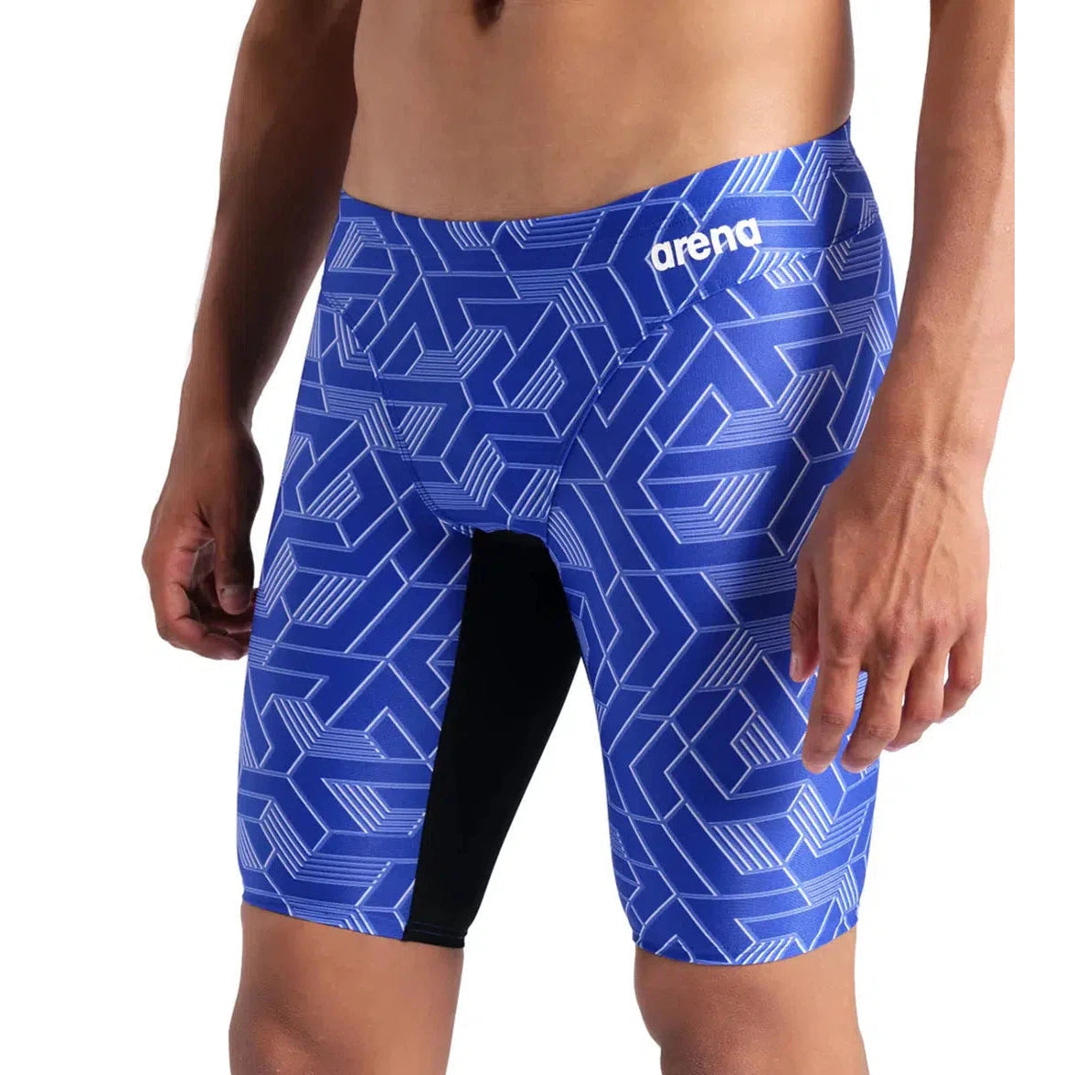 Arena Men's Escape Swim Jammer - High-Performance Competitive Swimwear for Training & Racing | Perfect for Lap Swimming, Triathlons & Water Sports