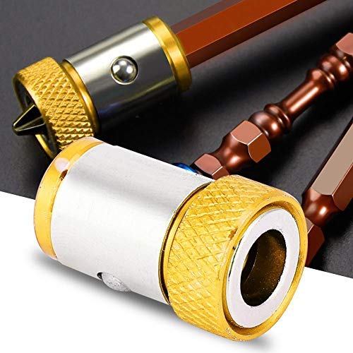 5Pcs Magnetic Screwdriver Bit Holder Rings - 15x23mm Aluminum Alloy Magnetizer for 1/4