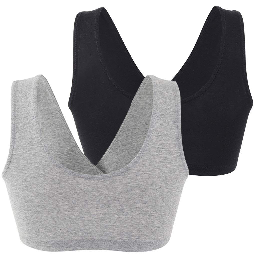 KUCI Maternity Nursing Bra - Wireless Cotton Breastfeeding Bra for Sleep & Comfort - Perfect for Pregnancy, Nursing and Postpartum Recovery