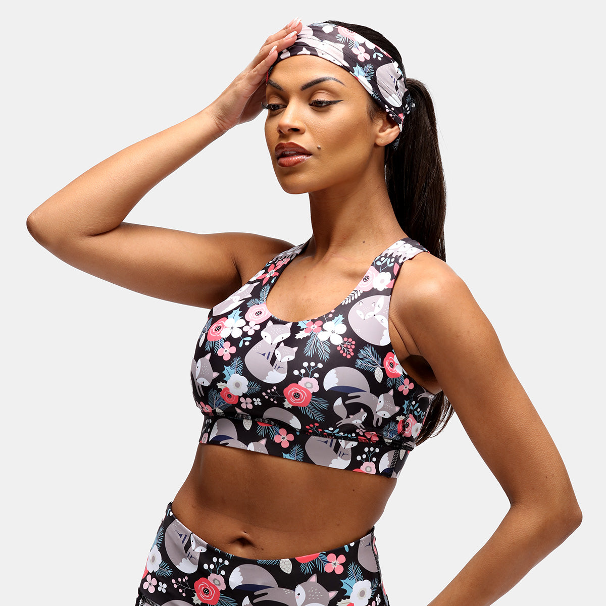 Foxy Floral TikiTube - Stylish Insulated Tumbler for Hot & Cold Drinks - Perfect for Beach, Pool, and Outdoor Adventures