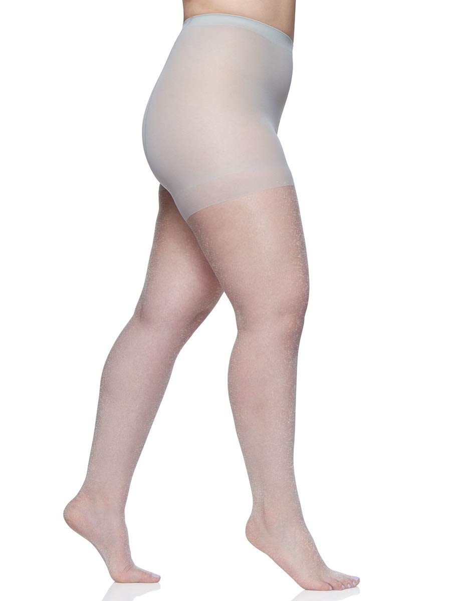 Berkshire Women's Plus-Size Queen Ultra Sheer Control Top Pantyhose - Comfortable & Supportive Tights for Work, Formal Events & Everyday Wear