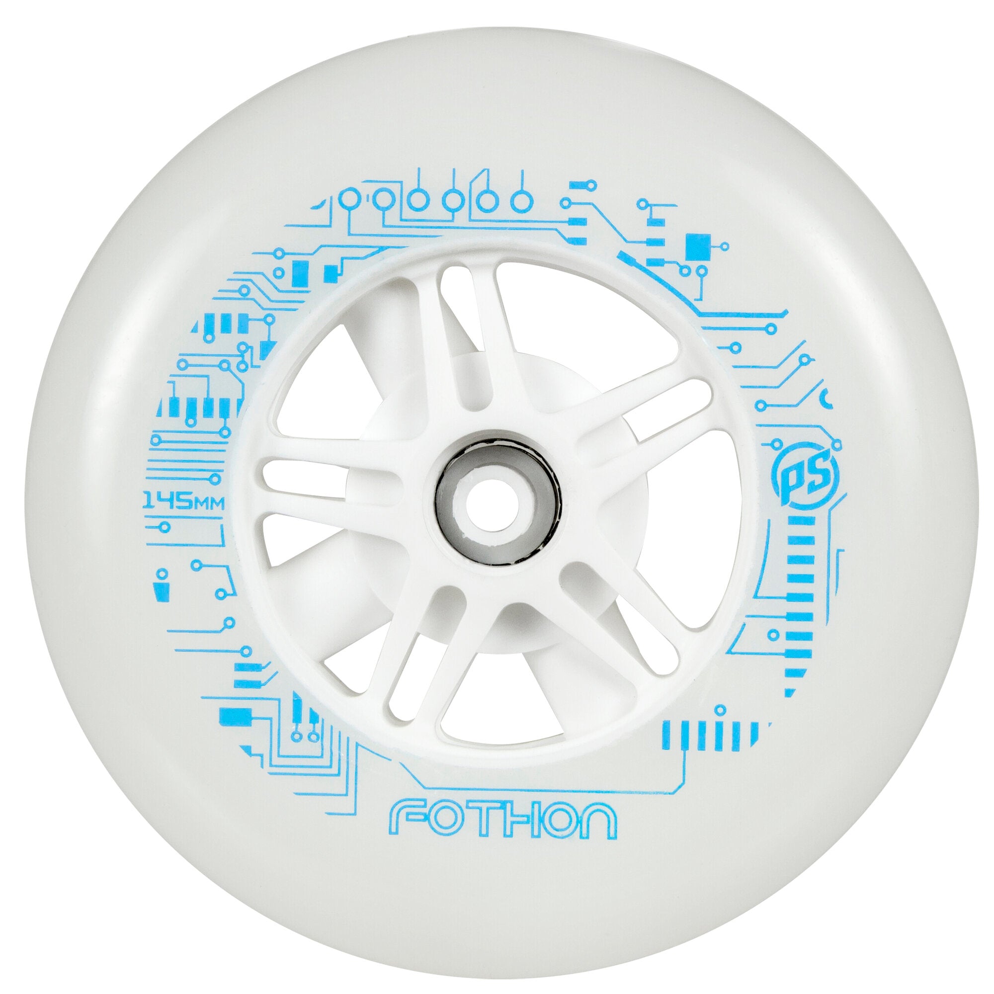 Night Wheels Fothon 145mm - High Performance Skateboard Wheels for Smooth Night Riding & Urban Commuting