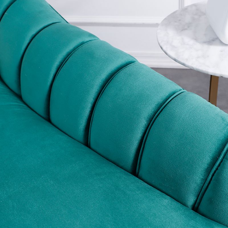 Art Deco Style Ergonomic Left/Right Hand Chaise Lounge - Lime Green for Bedroom - Perfect for Relaxing, Reading & Home Decor