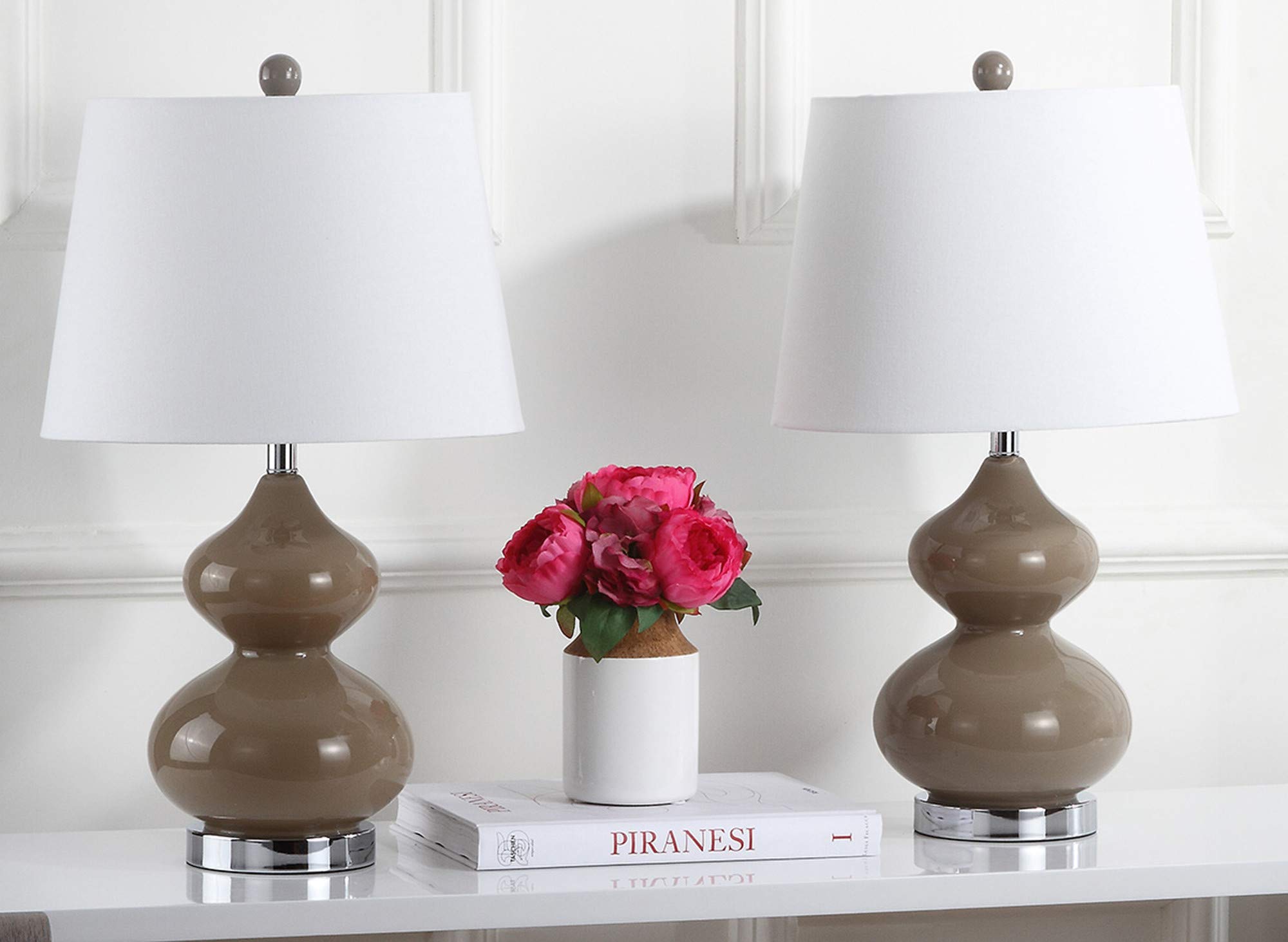 SAFAVIEH Eva Modern Table Lamp Set of 2 - 24