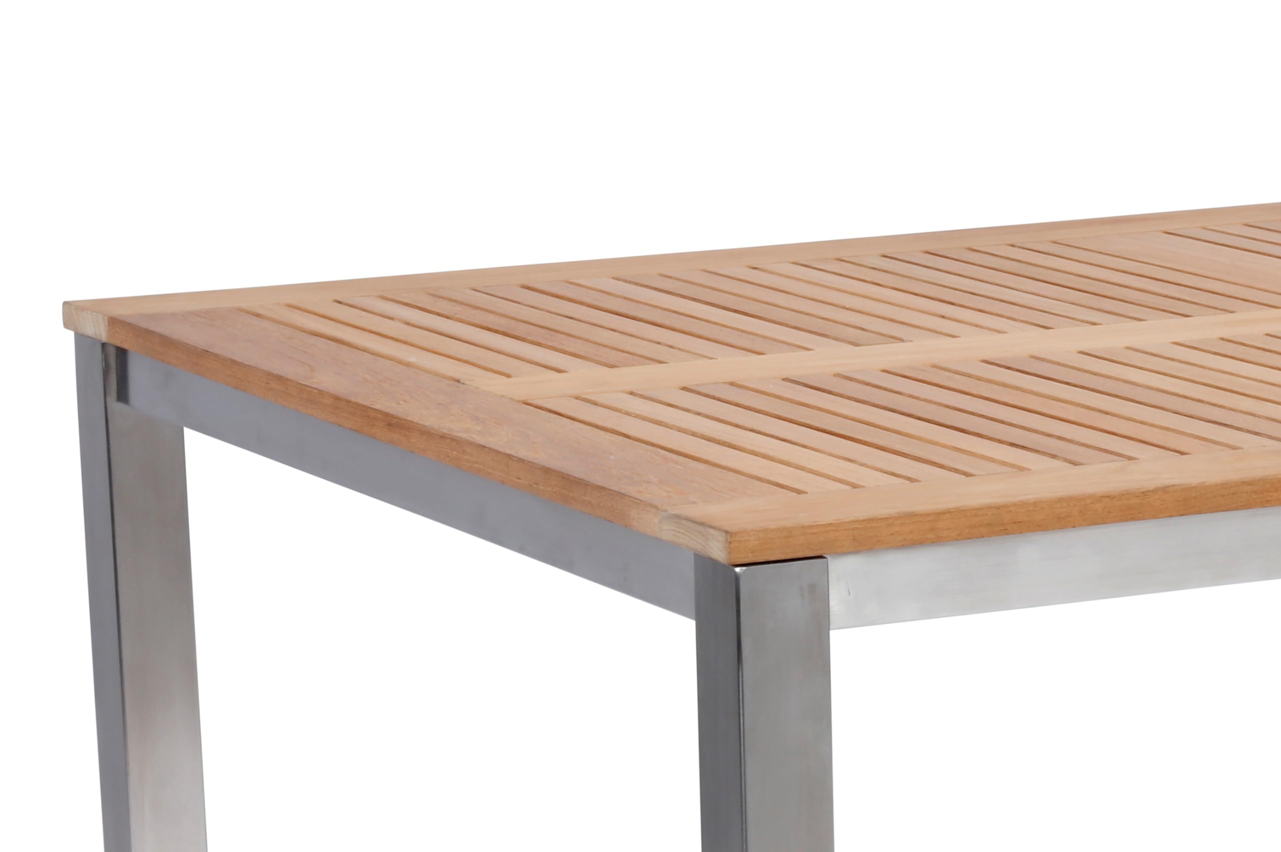Homestyles Aruba Brown Outdoor Dining Table - Weather-Resistant Patio Furniture for Backyard, Garden & Poolside Dining