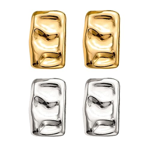 Silver Gold 2pcs