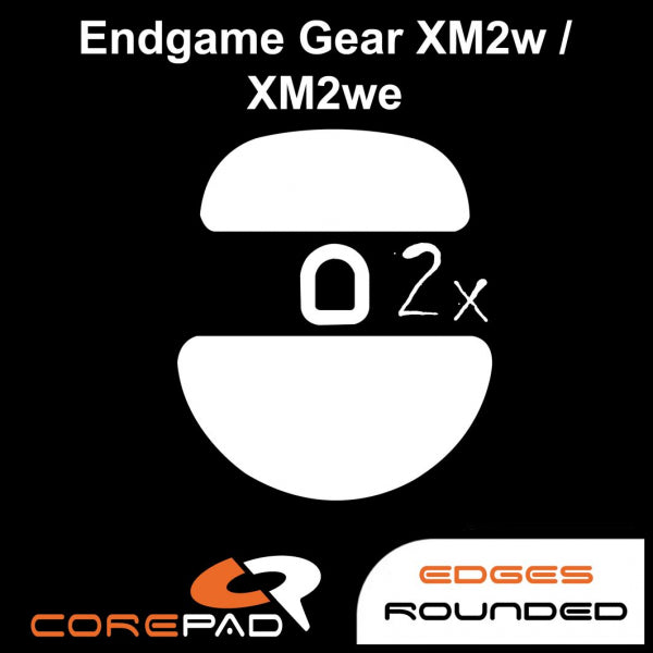 Corepad Skatez Mouse Feet for Endgame XM2w & XM2we - Ultra Smooth Gliding Replacement Feet for Gaming Mice (Perfect for FPS, MOBA & Esports)