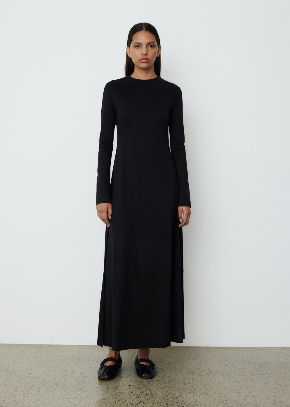 0053 Long Jersey Dress for Women - Soft & Comfortable Summer Maxi Dress with Flowy Fit - Perfect for Beach, Vacation, and Casual Outings