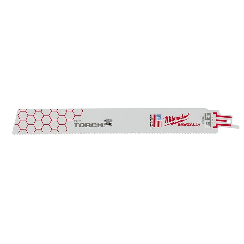 5-Pack 9-Inch 18 TPI Torch Sawzall Blades - Heavy-Duty Metal & Wood Cutting for Demolition, Renovation & DIY Projects