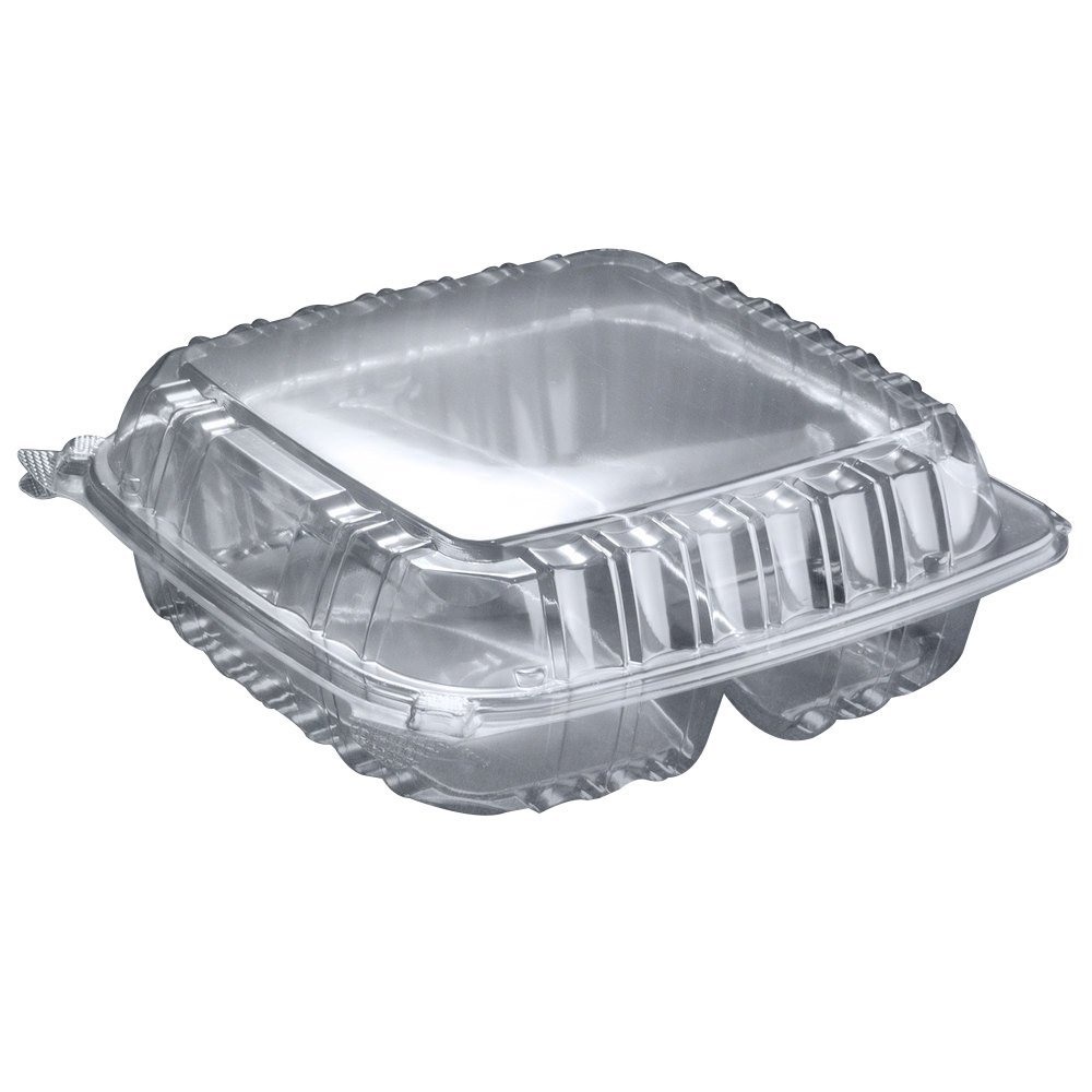 Clear Plastic Square Food Containers with Dart Clear Seal OPS - 25.2 oz (200/Case) | Airtight Storage for Meal Prep, Leftovers & Bulk Food Organization