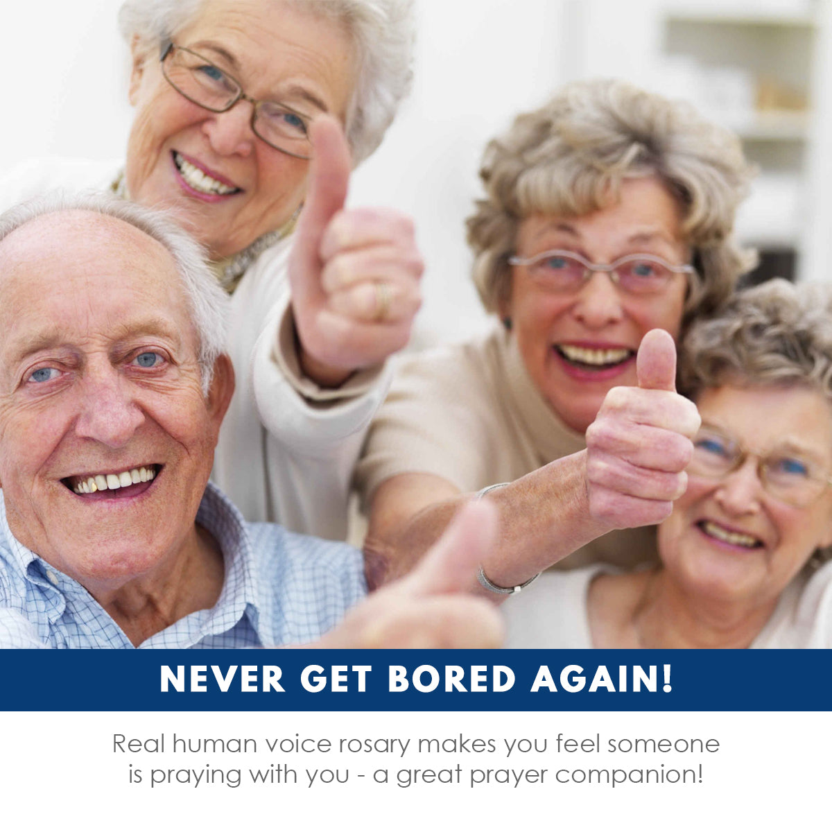 Electronic Talking Rosary with Human Voice & LCD Screen - Catholic Prayer Companion for Devotional Use at Home, Church, or Travel