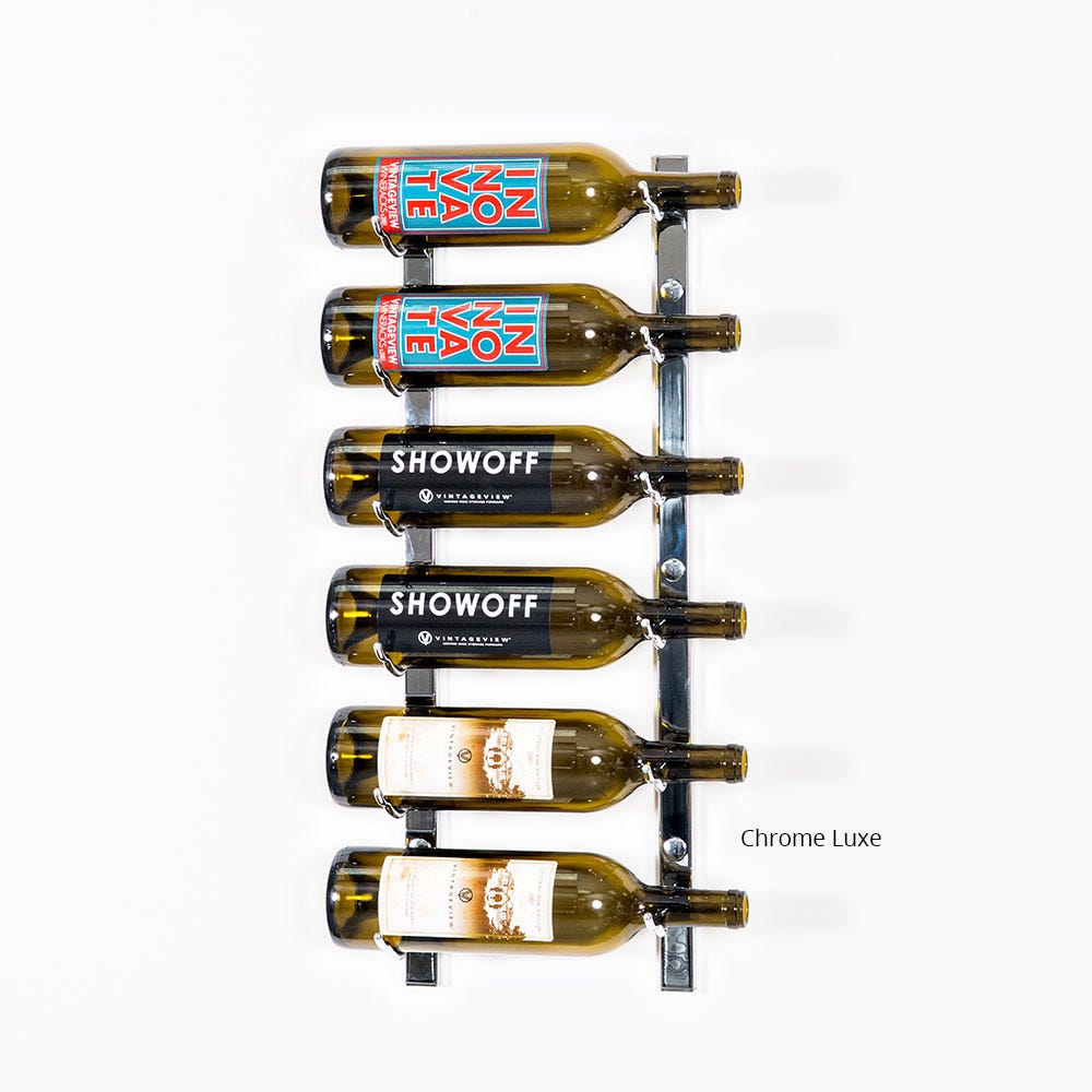 2-Tier Wine Bottle Rack - Holds 6 to 18 Bottles (2 Feet Tall) - Perfect for Kitchen, Bar, or Wine Cellar Storage