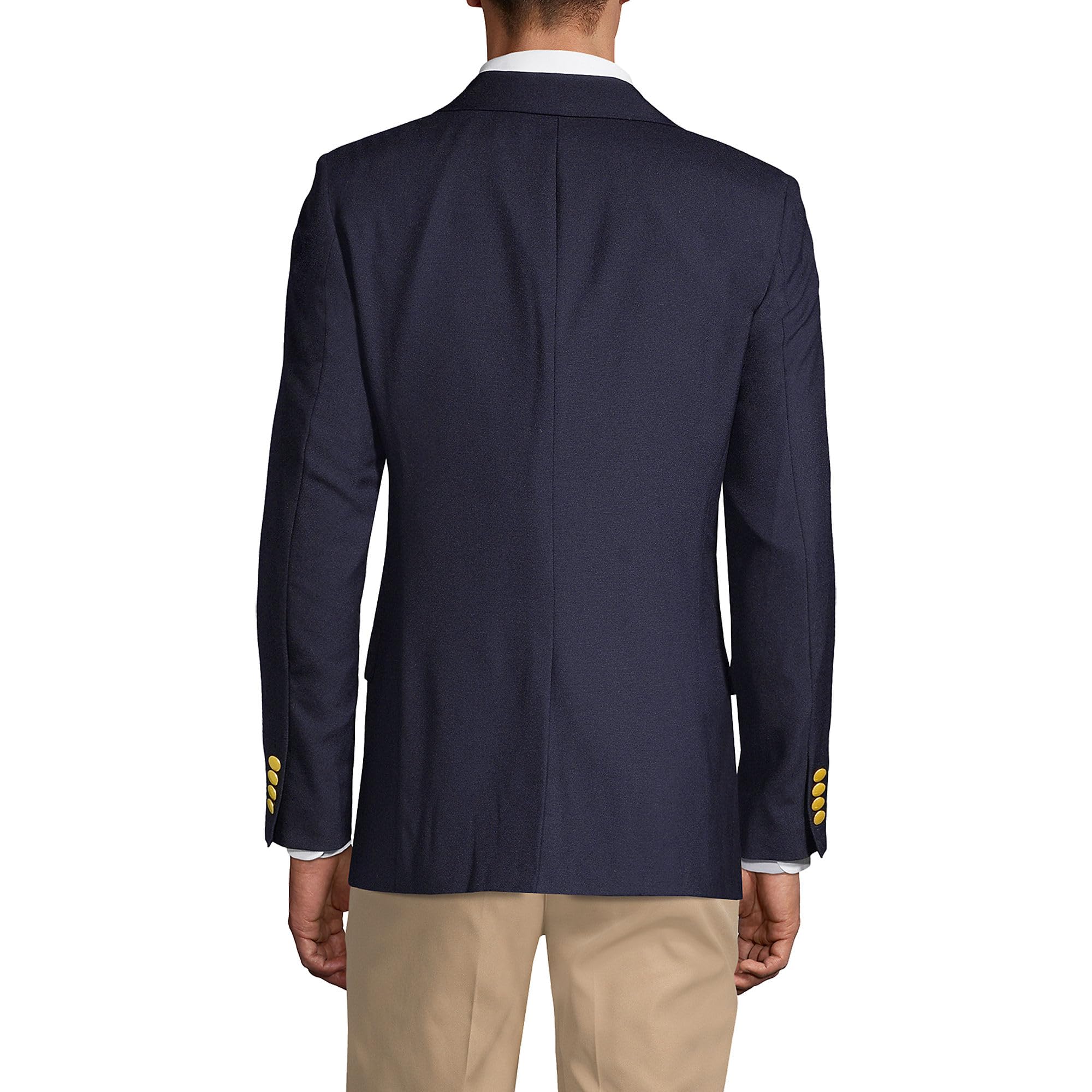 Lands' End Men's Tailored Fit Hopsack Blazer - Premium School Uniform Jacket for Professional & Academic Wear | Perfect for Classrooms, Graduations & Formal Events