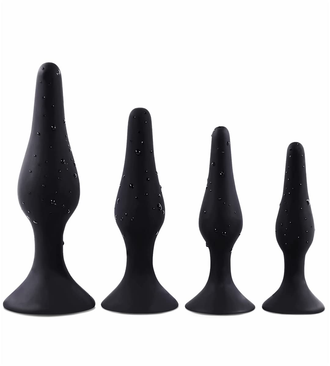 **Anal Plug Training Kit - 3-Piece Silicone Anal Trainer Set for Beginners & Advanced Users - Soft Waterproof Butt Plugs for Men & Women - Perfect for Solo Play, Couples & BDSM Exploration**