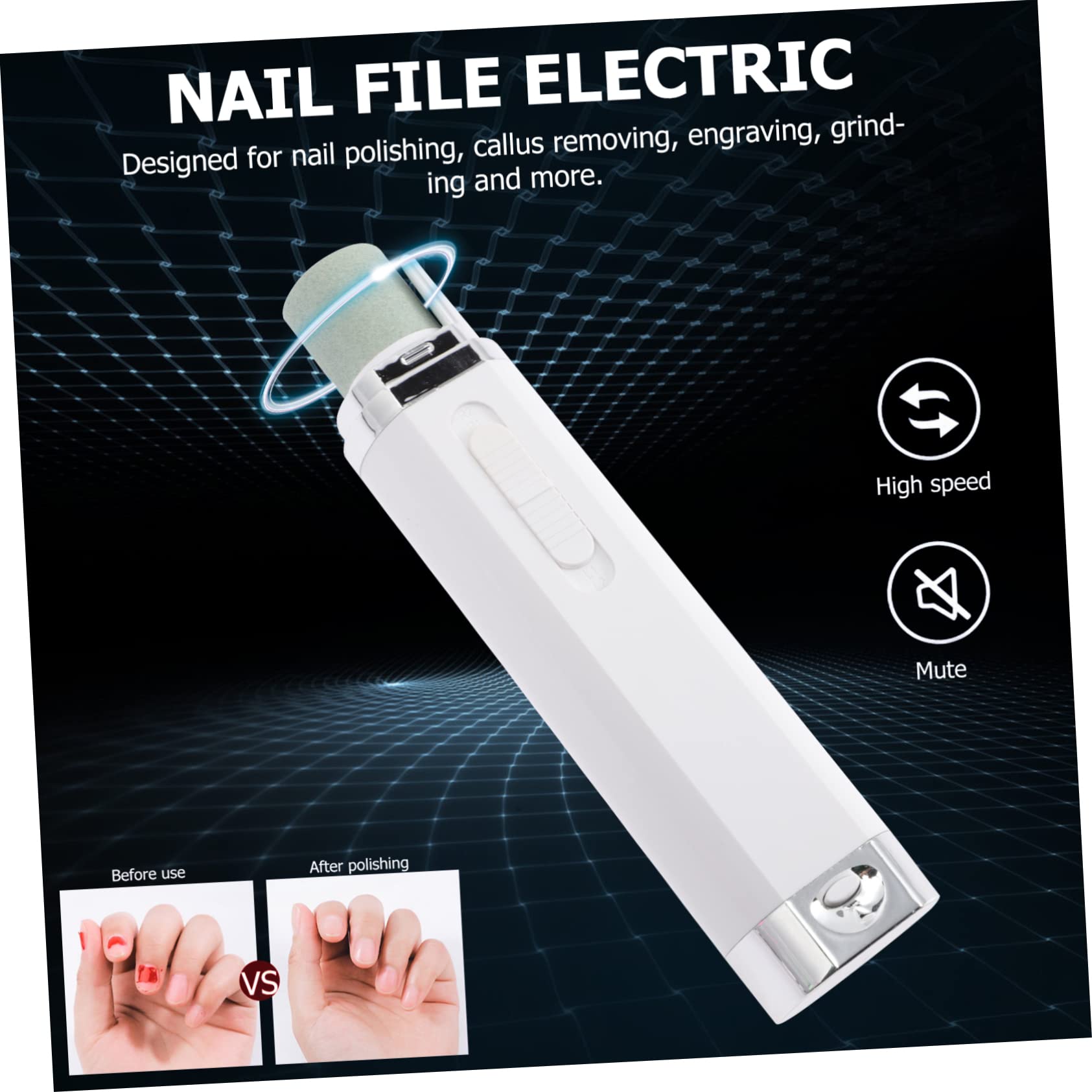 Beavorty Professional Electric Nail Drill Machine - Portable Manicure Tool for Acrylic Nails, Nail Polishing & Filing | Perfect for Home Salon, Nail Art & DIY Nail Care