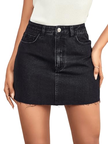 Frayed Hem Black