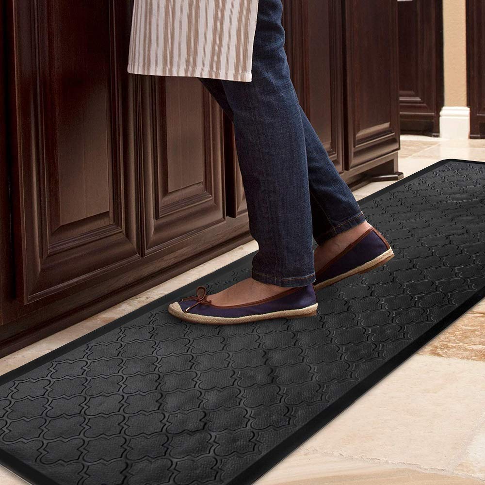 HEBE Anti-Fatigue Kitchen Mat with Non-Slip Backing - 20
