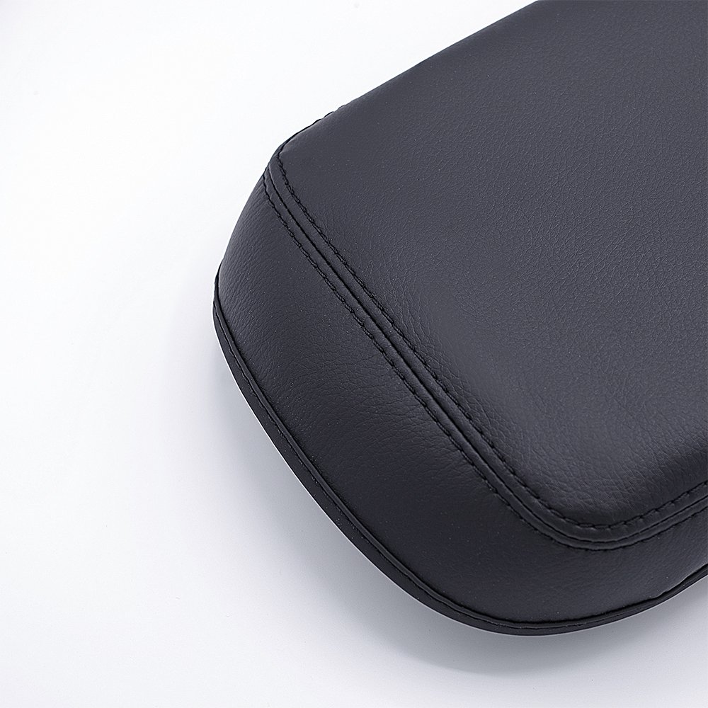 BEERTE Car Armrest Cover for Chevrolet Equinox 2018-2023 | Black Leather Center Console Armrest Box Protector with Stitching | Car Interior Accessories for Comfort & Style