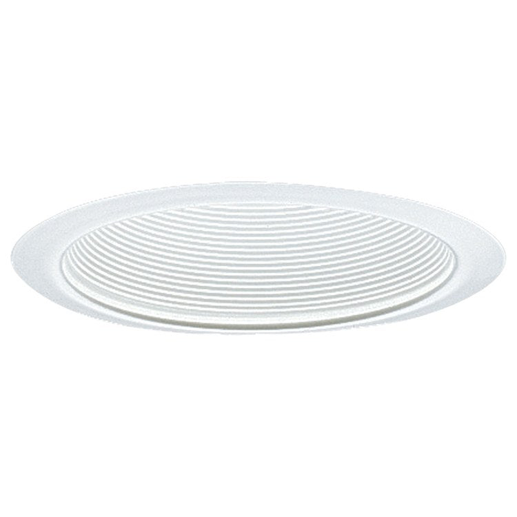 6 Step Baffle Recessed Light Trim for Shallow Housings - Energy Efficient LED Downlight Fixture for Kitchen, Living Room & Bedroom Lighting