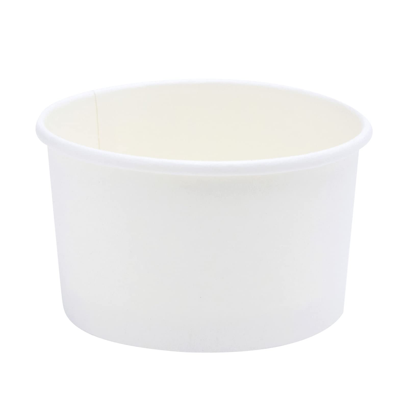 Stockroom Plus 200-Pack 8 oz Disposable Paper Ice Cream Cups - Bulk White Dessert Bowls for Ice Cream Parlors, Parties, Catering & Events - Eco-Friendly Single-Use Serving Containers