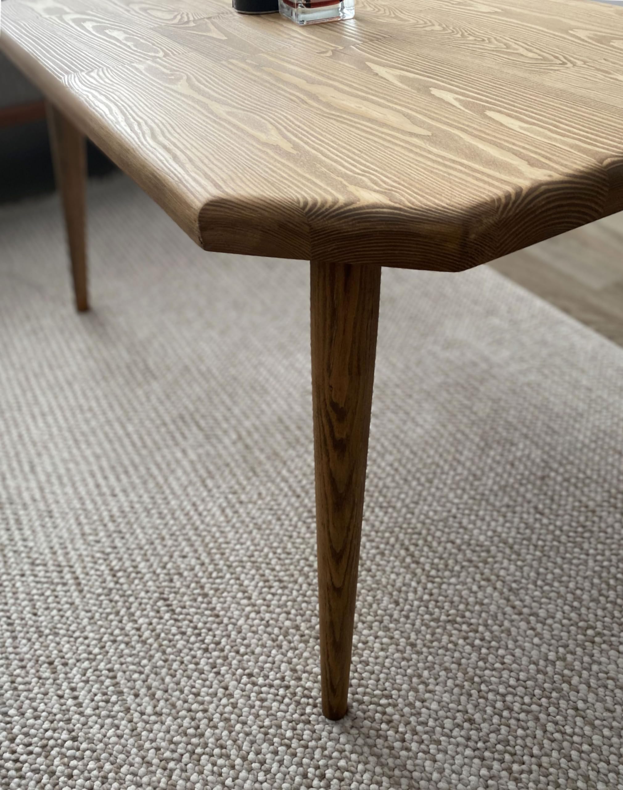 Handmade Wood Coffee Table for Living Room (33x20