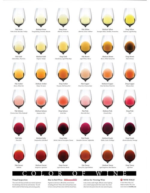 Vintage Wine Color Poster - Elegant Wall Art Decor for Home, Bar & Office | Perfect for Wine Lovers & Interior Design