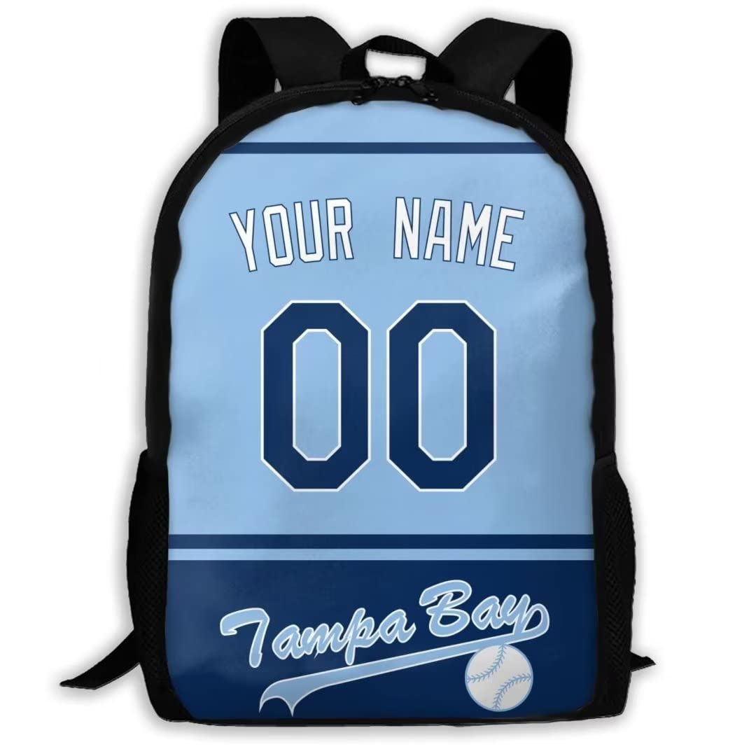 Custom School Backpack for Laptop & Travel - Durable Tampa Backpack for Men, Women, Girls & Kids - Perfect for School, Work, Commuting & Outdoor Adventures
