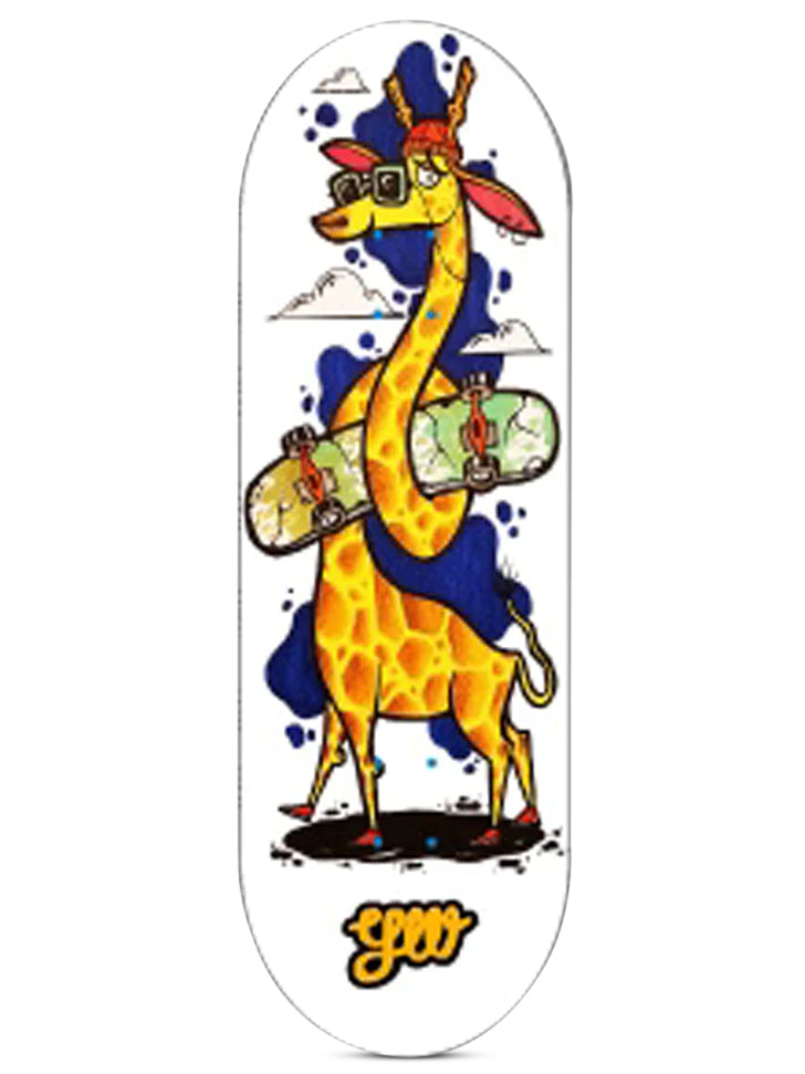 Yellowood Fingerboard Deck - Professional Mini Skateboard for Tricks & Stunts - Perfect for Skateboard Enthusiasts & Collectors - Great for Indoor Practice & Street Style Performances