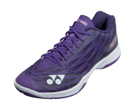 Yonex Power Cushion AERUS Z2 Women's Badminton Shoes [Grape] - Lightweight Court Shoes for Indoor Sports & Training