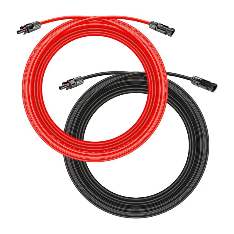 Rich Solar 10 Gauge (10AWG) 100ft Solar Panel Extension Cable with MC4 Connectors - Perfect for Off-Grid Solar Systems, RV Panels & Home Solar Installations