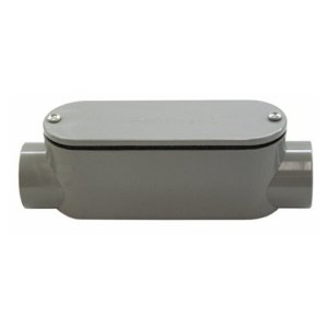 Cantex 5133103 PVC Conduit Outlet Body - Weatherproof Electrical Fitting for Outdoor & Indoor Wiring - Ideal for Residential, Commercial & Industrial Use