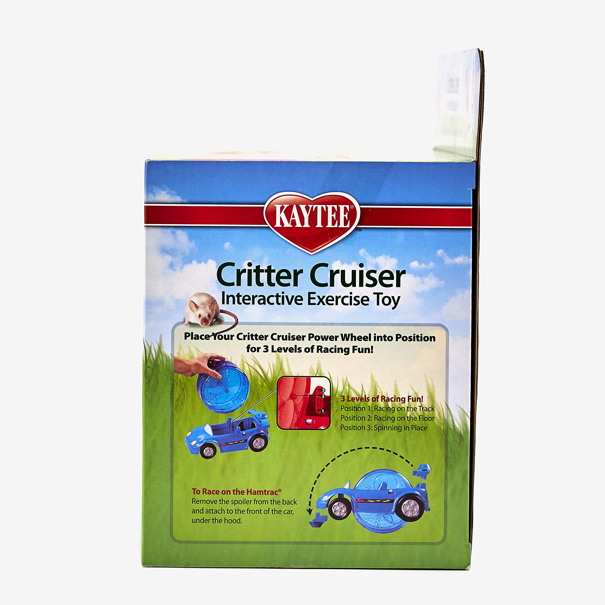 Kaytee Critter Cruiser - Hamster & Gerbil Exercise Wheel Toy - Fun Pet Activity Ball for Small Animals - Perfect for Cage Play & Exercise