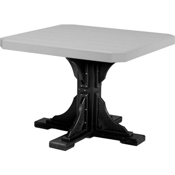Poly 41 Square Table - Durable Outdoor Dining Table for Patio, Garden, and Backyard - Perfect for Family Gatherings and BBQs