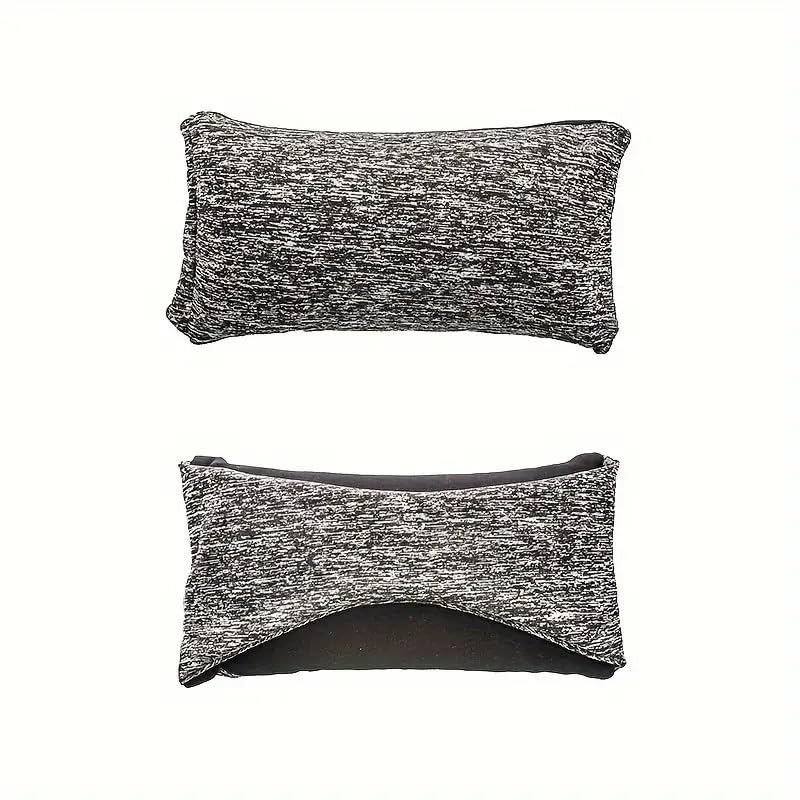 2-in-1 Travel Pillow with Eye Mask for Sleeping | Comfortable Neck Support Pillow for Airplane, Car & Train Travel | Perfect Travel Accessories for Long Flights & Road Trips - Grey | Ideal for Business Travelers & Vacationers