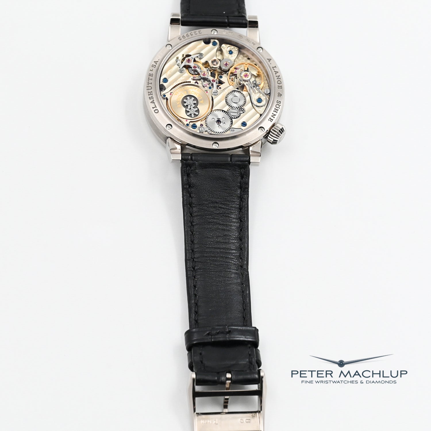 Luxury A. Lange & Söhne Zeitwerk Men's Watch - Genuine Leather Strap - German Precision Timepiece for Business & Formal Occasions