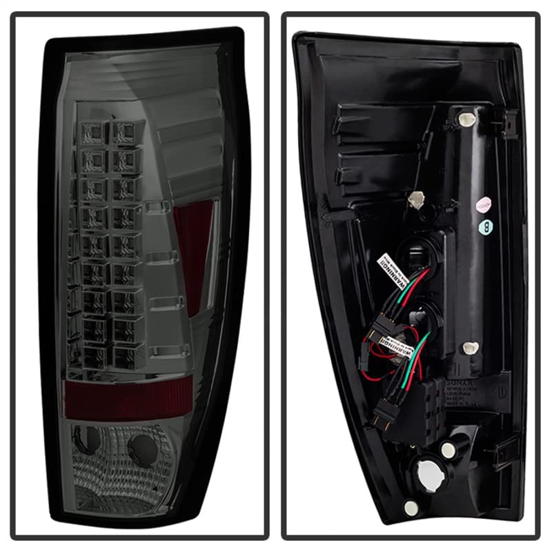 Spyder 5001085 LED Tail Lights for 2002-2006 Chevy Avalanche - Smoked Lens - Enhanced Visibility & Style for Night Driving & Custom Truck Upgrades