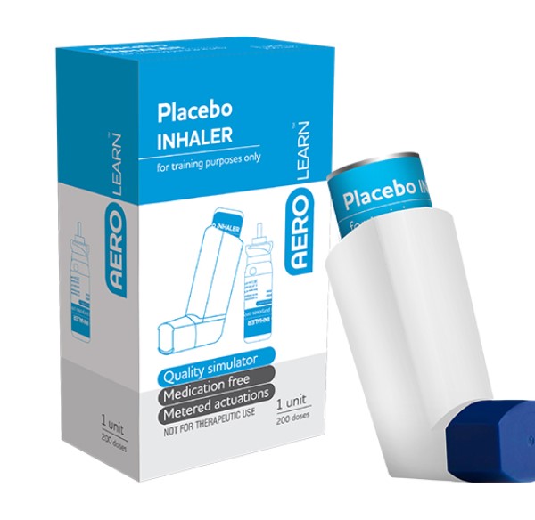 Asthma Placebo Inhaler Simulator - Realistic Training Device for Asthma Management Practice at Home or Clinic
