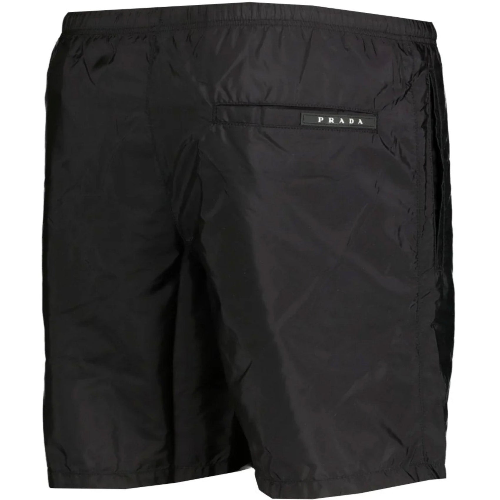 Prada Men's Nylon Swim Shorts - Quick-Dry Beach Swimwear for Swimming, Vacation & Summer Activities