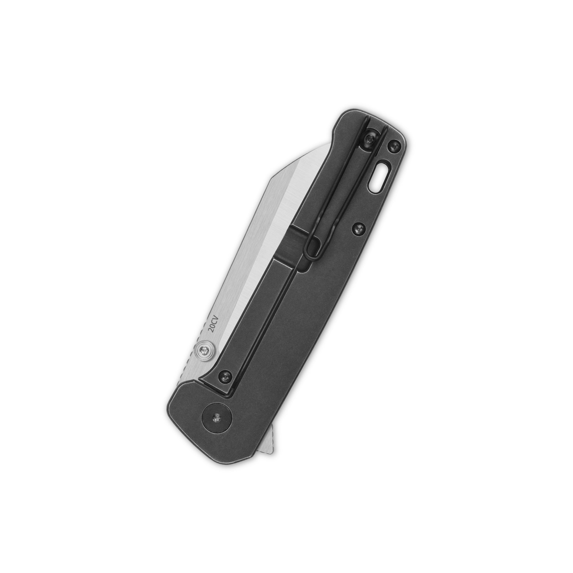QSP Penguin Plus Frame Lock Pocket Knife - 20CV Steel Blade, Titanium Handle - EDC, Outdoor, Camping & Everyday Carry Knife