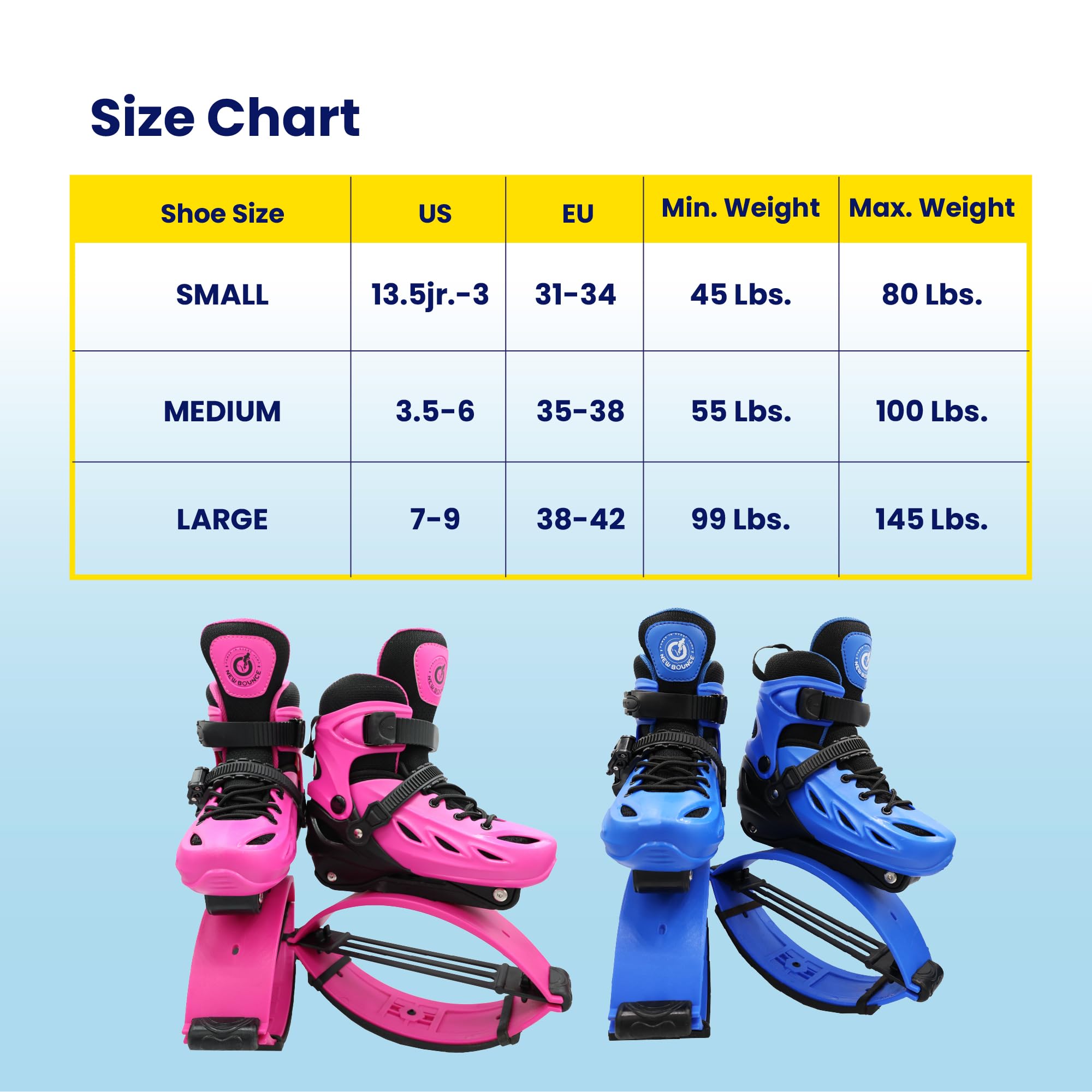 Premium Kids Bounce Jumping Shoes - Adjustable Moon Shoes for Exercise & Fun, Safe Kangaroo Jumping Sneakers for Boys & Girls | Perfect for Outdoor Play, Trampoline Parks & Fitness Activities