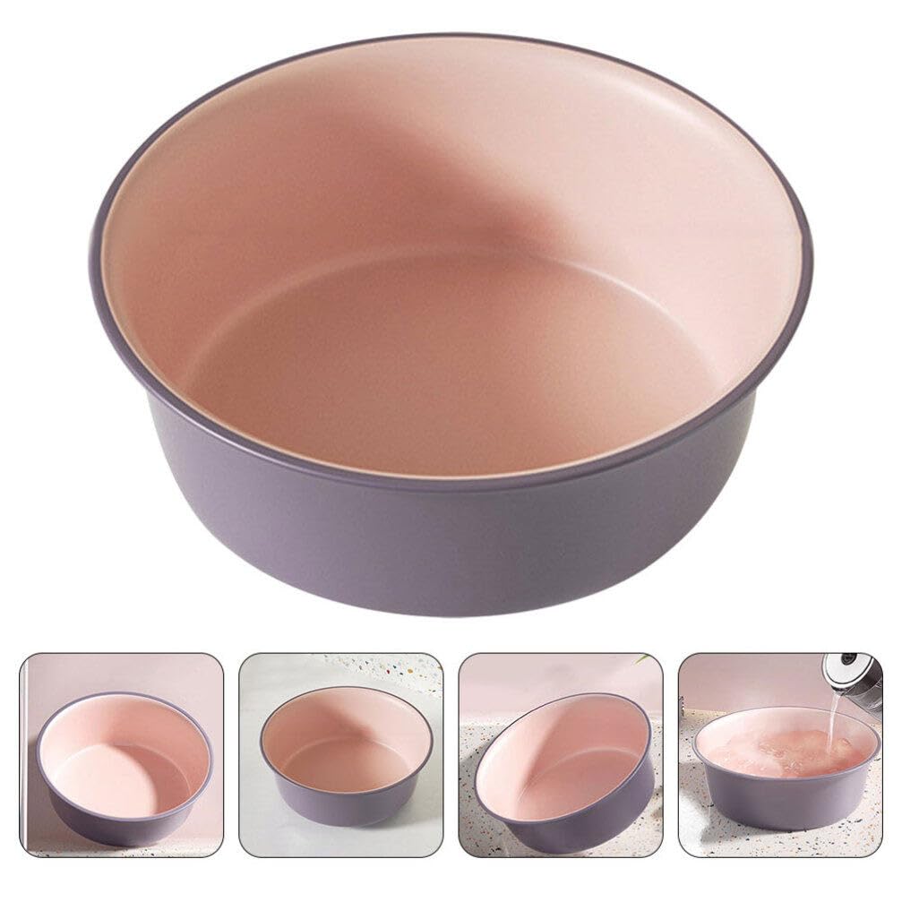 Round Plastic Dishpan - Portable Dish Wash Basin for Kitchen, Camping & Bathroom | Multi-Use Tub for Washing Dishes, Face Cleansing & Laundry