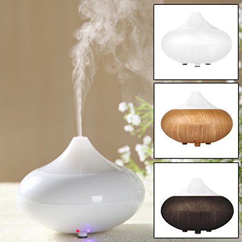 Premium Ultrasonic Aromatherapy Essential Oil Diffuser with Wood Grain Design - Perfect for Home, Office, Yoga & Spa Relaxation