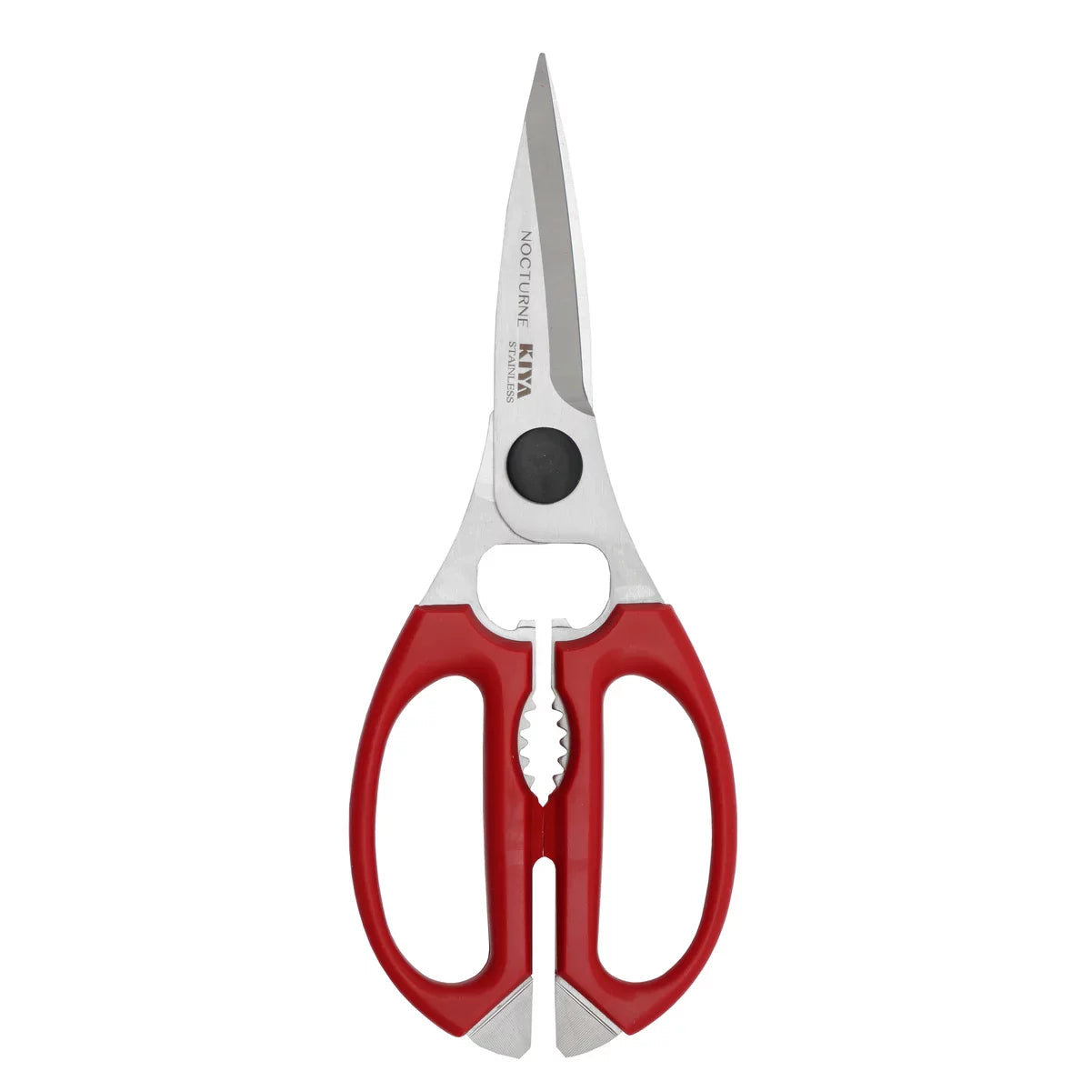 Premium Kiya Nocturne Multi-Purpose Kitchen Scissors 210mm - Heavy Duty Stainless Steel Shears with Bottle Opener, Herb Cutter & Nutcracker - Perfect for Cooking, Crafting & Home Use
