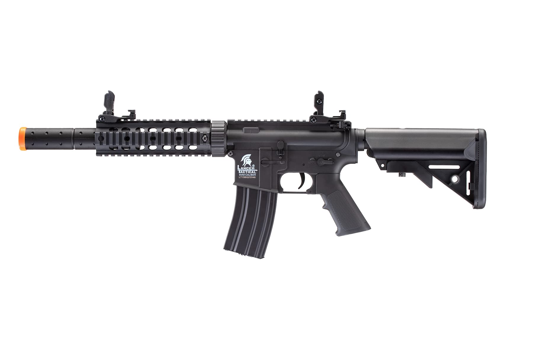 Lancer Tactical Gen 2 M4 Airsoft Rifle - Durable Polymer AEG with Full/Semi-Auto, Picatinny Rail, 0.20g BBs, Battery & Charger - Perfect for Tactical Training, Airsoft Battles & Outdoor Shooting Games