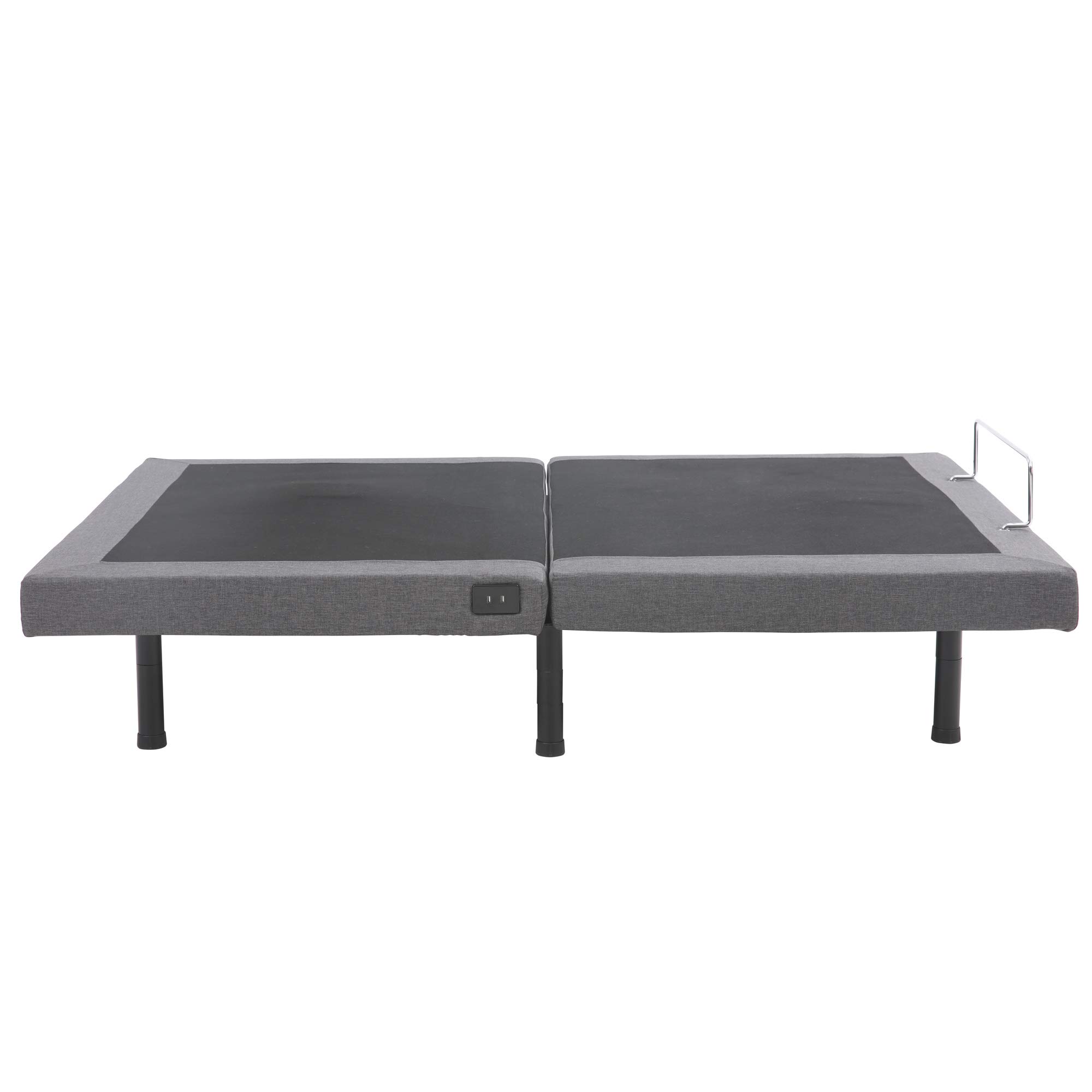 Classic Brands Adjustable Bed Base with Massage & Wireless Remote - Twin XL Size, Black Upholstered Frame | 10-Inch Cool Gel Memory Foam Mattress, CertiPUR-US Certified Bed-in-a-Box | Perfect for Back Pain Relief, Home Theater Setup & Zero Gravity Sleeping