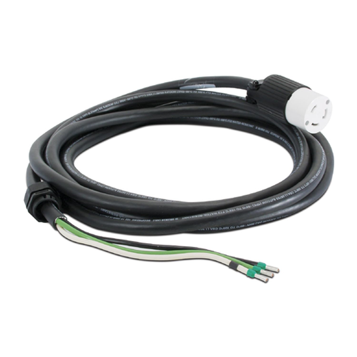APC 11ft 3-Wire 10 AWG UL Certified L6-30C Power Cable - Perfect for Data Centers, Server Rooms & Industrial Equipment