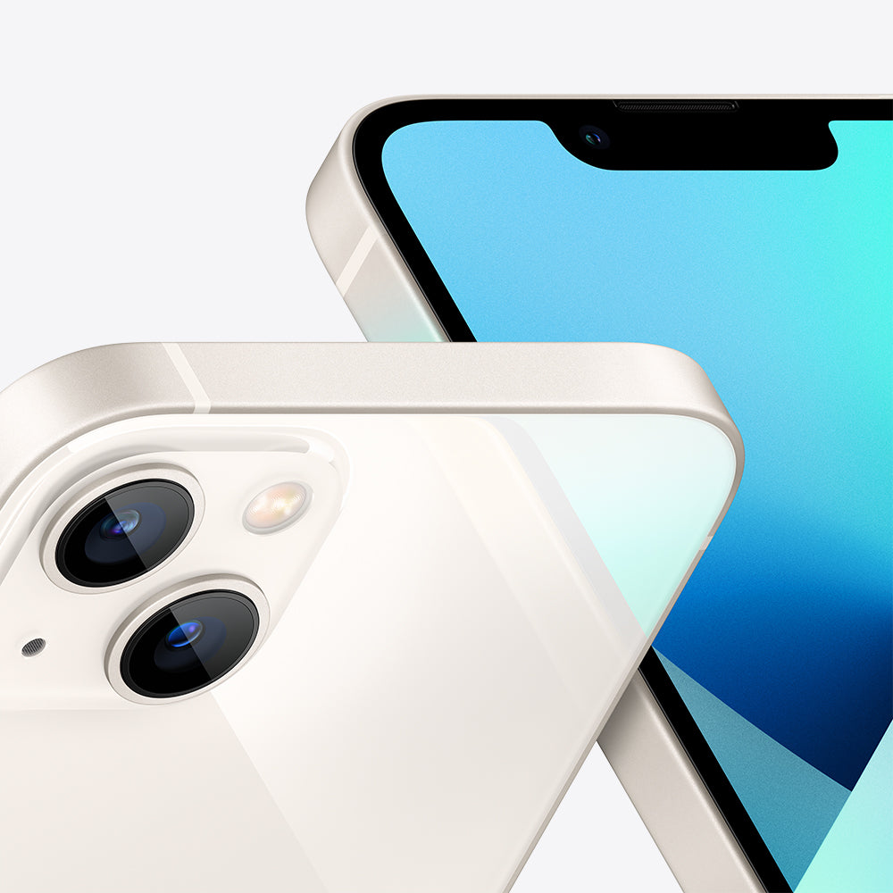 Apple iPhone 13 256GB Smartphone - Starlight White Color | Latest iOS, Super Retina XDR Display, Dual Camera System | Perfect for Business, Travel & Everyday Use