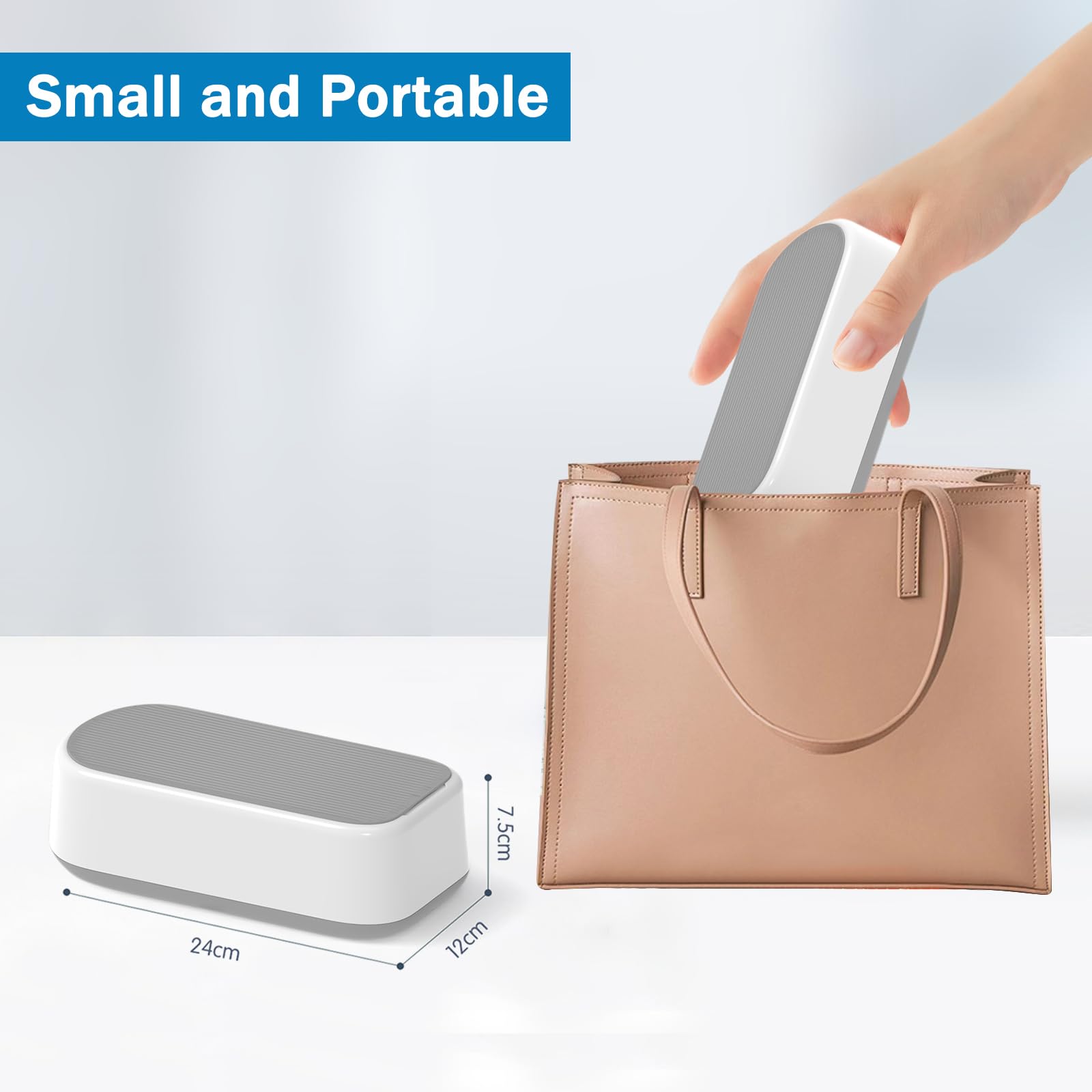 Professional 40W 640ml Ultrasonic Jewelry Cleaner Machine for Glasses, Rings, Earrings, Necklaces, Dentures & Watch Straps - Perfect for Home, Salon and Jewelry Store Cleaning Needs