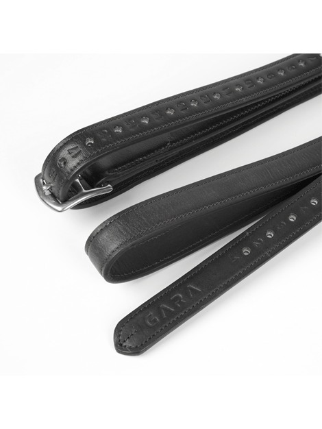 Velociti Gara Non-Stretch Stirrup Leathers for Equestrian Riding - Durable & Comfortable Horse Riding Equipment for Dressage & Jumping
