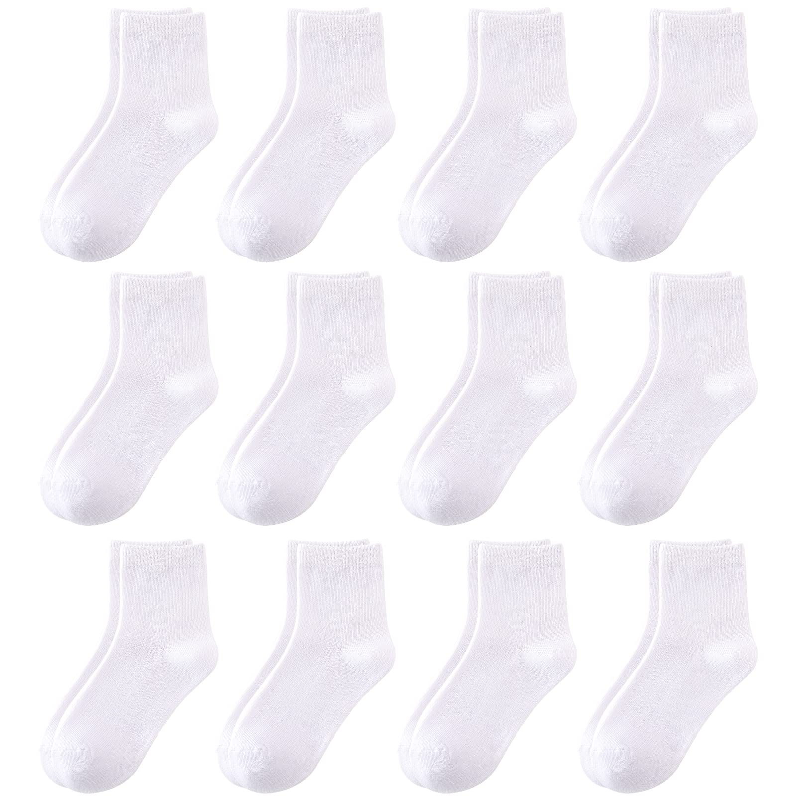 Aroveea Baby Socks 10/12 Pack - Soft Cotton Low Cut Toddler Socks for Boys & Girls (0-24 Months) | Perfect for Everyday Wear, Playtime & Nursery